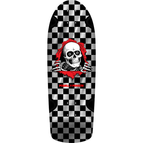 Powell - OG Ripper Checker Reissue Silver Foil Deck (10")